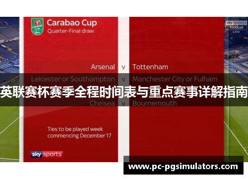 英联赛杯赛季全程时间表与重点赛事详解指南